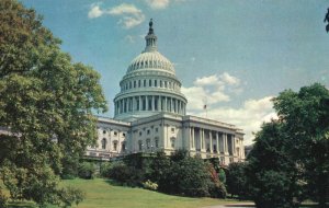 Postcard Capitol Historical Building Known As The Hill Structure Washington DC