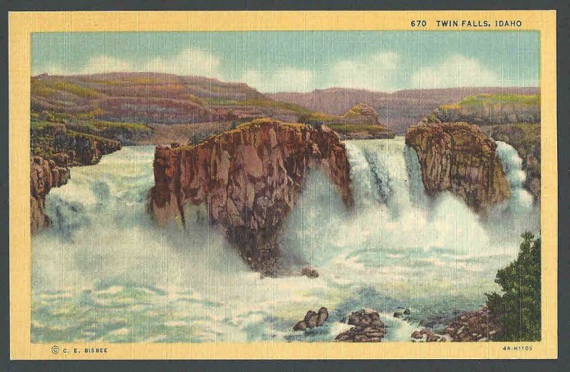 Ca 1924 PPC* Twin Falls Id Now Generate Electricity Mint