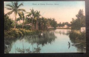 Mint Philippines Color Picture Postcard River At Camp Overton Mind.