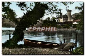 Old Postcard Lake Annecy Le Chateau de Duingt