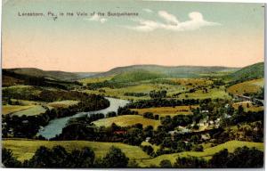 Lanesboro, Pennsylvania Vale of the Susquehanna Pre Linen Vintage Postcard J01