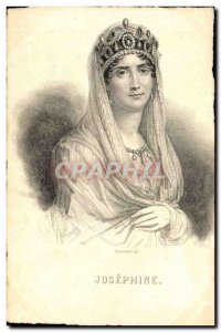 Old Postcard Josephine Napoleon 1st