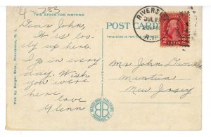 RI - Providence. Waterfront & Skyscrapers by Night