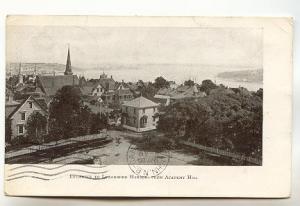 Entrance to Lunenburg Harbour from Academy Hill, Nova Scotia, Used 1906