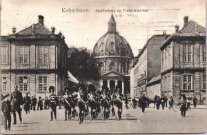 Denmark København Amalienborg og Frederikskirken Copenhagen Postcard 09.14