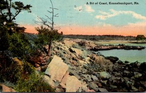 Maine Kennebunkport View Along The Coast 1909 Curteich