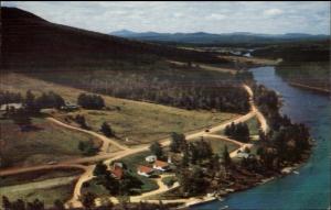 Moosehead Lake Rockwood ME Bemis Camps Aerial View Old Postcard