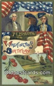 George Washington, 1st President USA Political 1912 light wear, postal used 1912