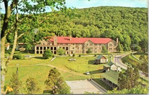 Postcard VA - Mountain Lake Hotel bird's eye view