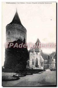 Old Postcard Chateaudun Chateau Chapel Dungeon Staircase And Flamboyant