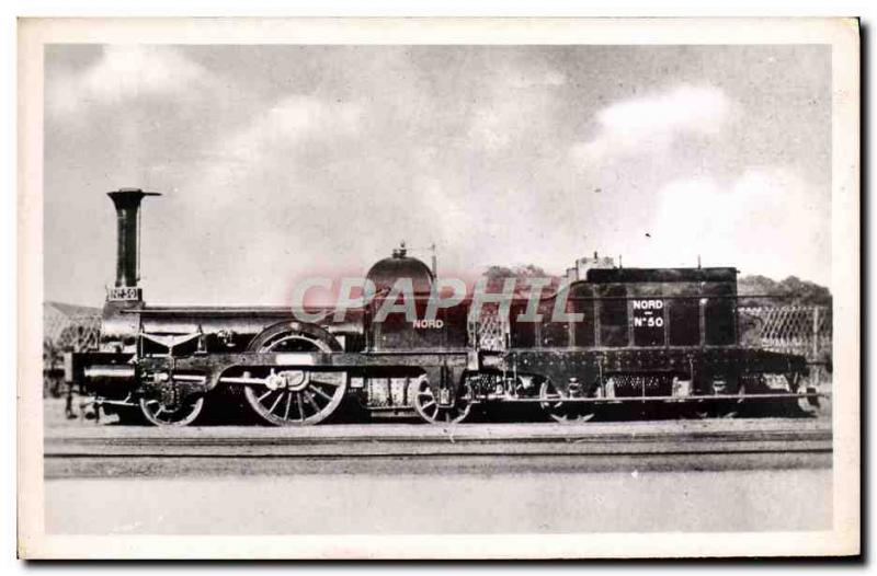 Postcard Old Train Locomotive Series Gravelines 50 17 50 Compagnie du Nord ty...