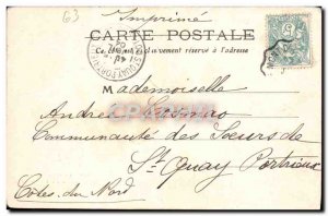Old Postcard The Bourbole L & # 39Etablissement Des Thermes
