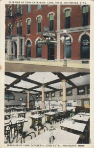 ROCHESTER , Minnesota , 1900-10s ; Cook Cafeteria , Cook Hotel