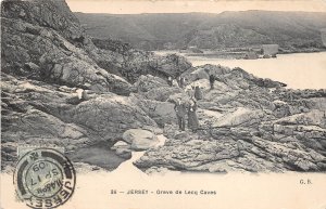 US 44 UK England Channel islands Jersey Greve de Lecq Caves 1909