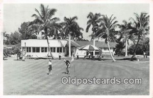 Orange Brook Golf Club Hollywood, FL, USA 1958 