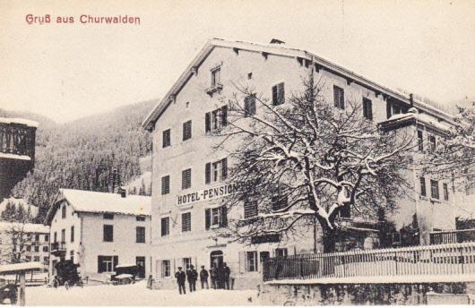 Grus aus Churwalden 1919