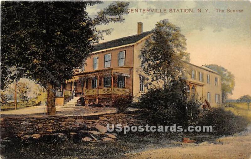 The Sunrise Centerville Station (Woodridge) NY 1909