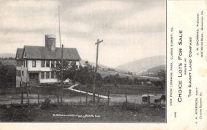 Clarks Summit Pennsylvania Lorraine Park Street View Antique Postcard K96524