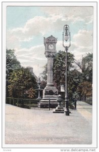 The Christie Memorial Clock & Black Boy , STIRLING , Scotland , PU-1906