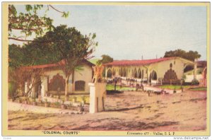 CIUDAD VALLES , Mexico , PU-1946 ; Colonial Courts