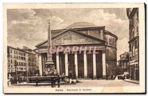 Old Postcard Pantheon Roma di Agrippa