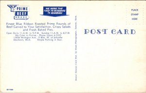 Postcard Prime Beef House 13836 Michigan Avenue in Dearborn, Michigan