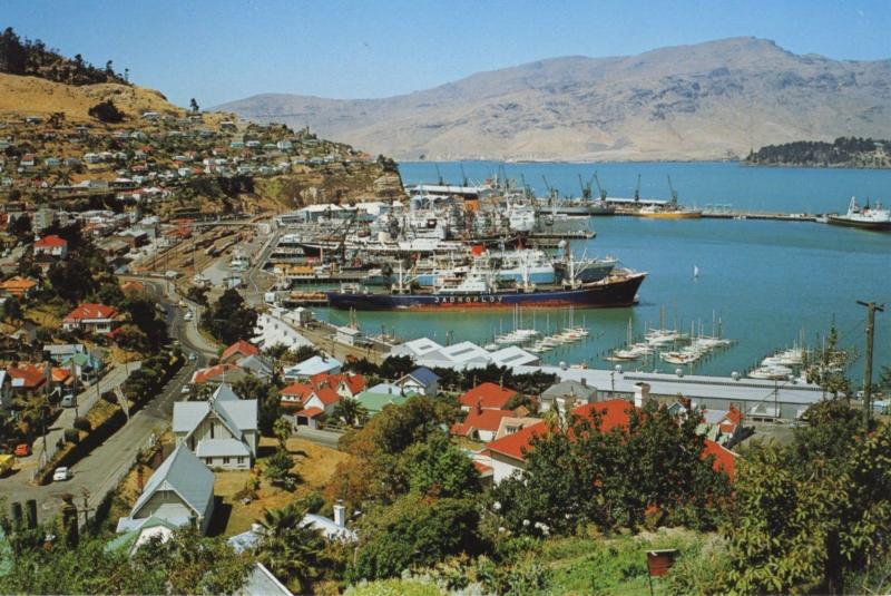 Lyttelton Port, Canterbury, NZ New Zealand Postcard Postcard