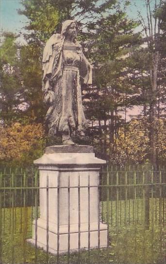 Mary Jamison Monument Letchworth State Park P O Castile New York Handcolored ...