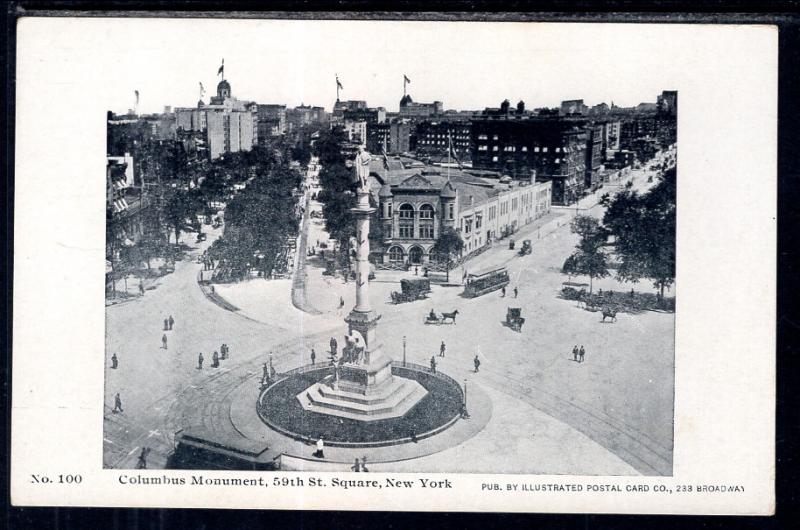 Columbus Monument,59th Street Square,New York,NY