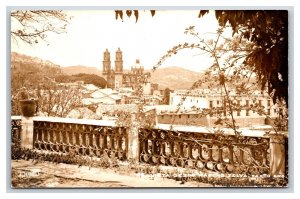 RPPC View From Rancho Telva Taxco Mexico UNP Postcard R11