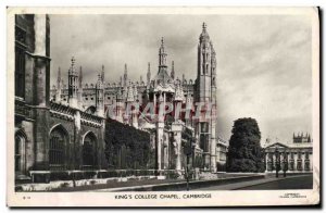Old Postcard King's College Chapel Cambridge