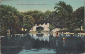 Postcard Cuernavaca Mexico Jardin de Borda