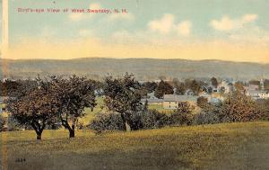 WEST SWANZEY, NE New Hampshire  BIRD'S EYE VIEW  Cheshire Co  c1910's Postcard