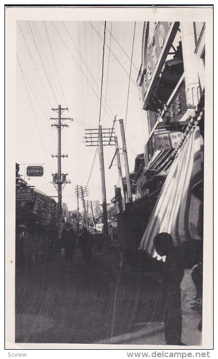 RP; CHINA, 1910-1920´s; Market Scene, Canadian Pacific Steamship Empress Of...
