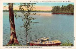 Lake Tangipahoa Mississippi Percy Quin Park Vintage Postcard JD934000