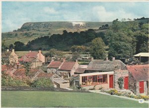 KILBURN VILLAGE AND WHITE HORSE. Yorkshire - Vintage POSTCARD