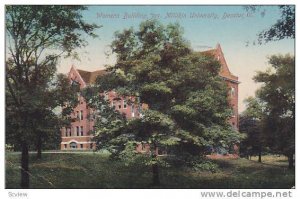 Womens Building, Jas. Millikin University, Decatur, Illinois, PU-00-10s