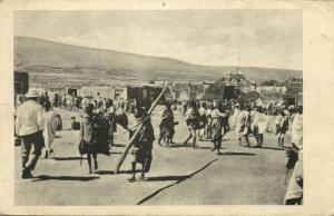 ethiopia, HARRAR, Harari Region, Grand Square (1926) Postcard, Stamp