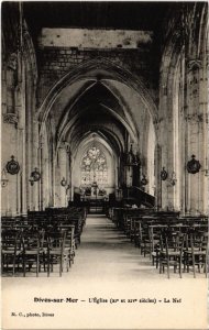 CPA Dives L'Eglise, La Nef FRANCE (1286506)