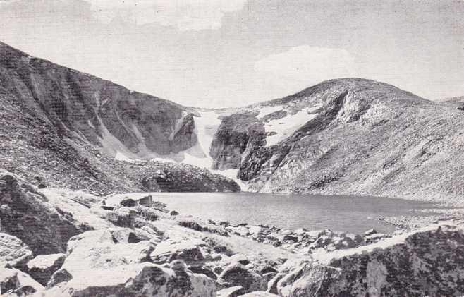 Lake Angeline in the Big Horn Mountains - WY Wyoming - Linen