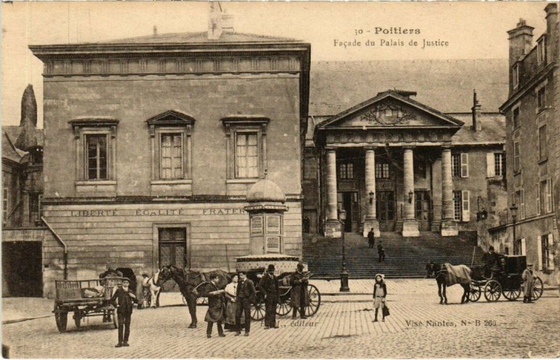 CPA Poitiers - Facade du Palais de Justice (111583)