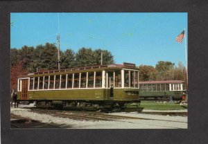 PQ QC Former Montreal Tramway Trolley Railroad Car Quebec Canada Carte Postale