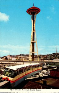 Washington Seattle Monorail Space Needle and Seattle Center