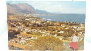 Vintage Postcard Hermanus Town View from Hoys Koppie Cape Town South Africa