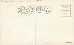 C-1910 Goat Pelts hunting Summit of White Pass Alaska postcard 8325