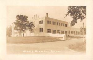 Hiawatha Kansas Armory Real Photo Antique Postcard K55457