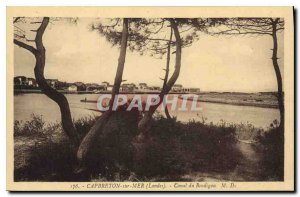 Postcard Old Capbreton Landes Sea Canal Boudigau