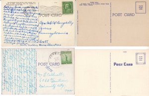 Lot of 8 Illinois Vintage Postcards - Unused/Used - 1908-1940s -