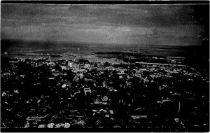 Birdseye Honolulu Hawaii 1920s RPPC Photo Postcard 20-3949