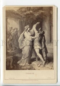 3185791 GOETHE Iphigenia DEMON by KAULBACH Vintage CABINET Card